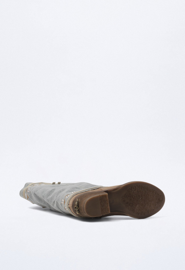 Bota cowboy de mujer jeans Nemonic 2378