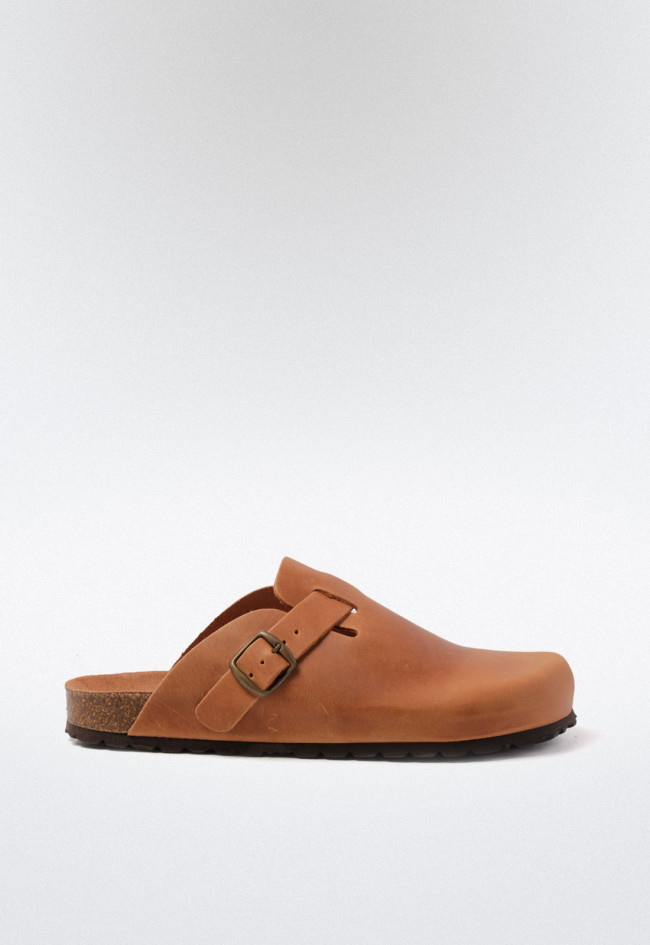 Zueco de hombre cuero VAS 355
