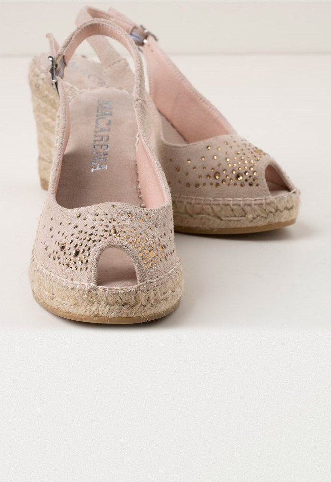 Alpargata de mujer beige Macarena carla 45