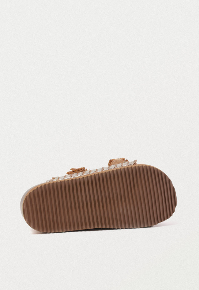 Sandalia hebillas brillo de mujer oro Glo 24 e 212 mary