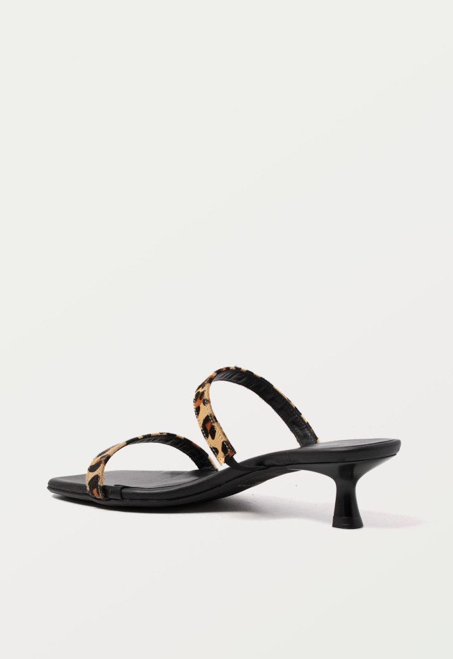 Sandalia animal print de mujer leopardo VAS 190