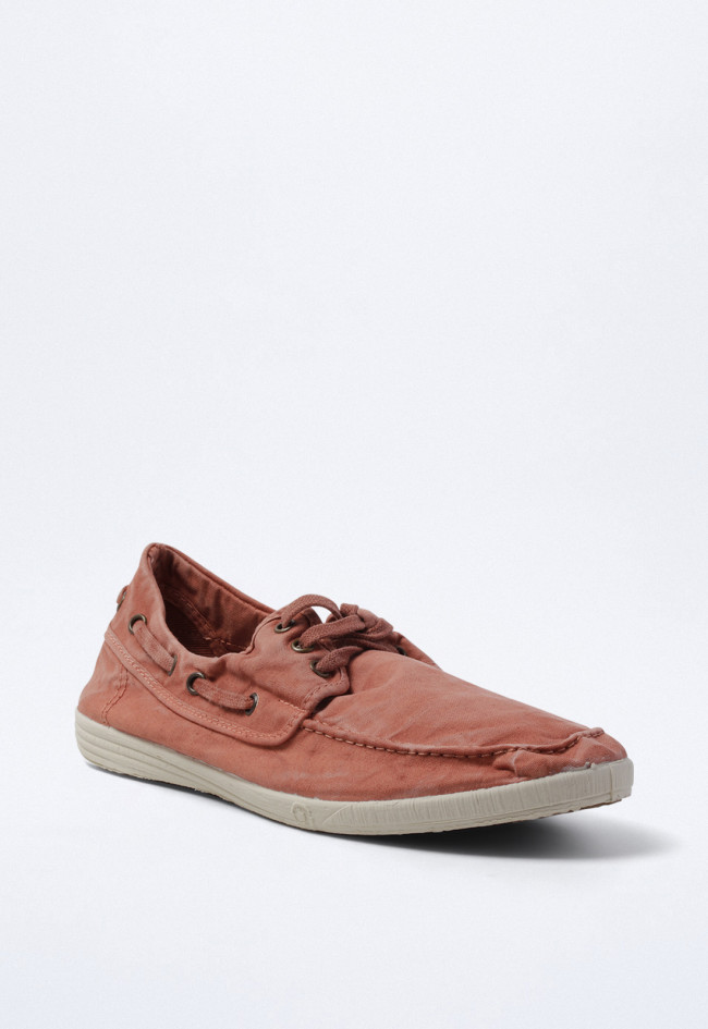 Zapatillas de hombre naranja Natural World 303e