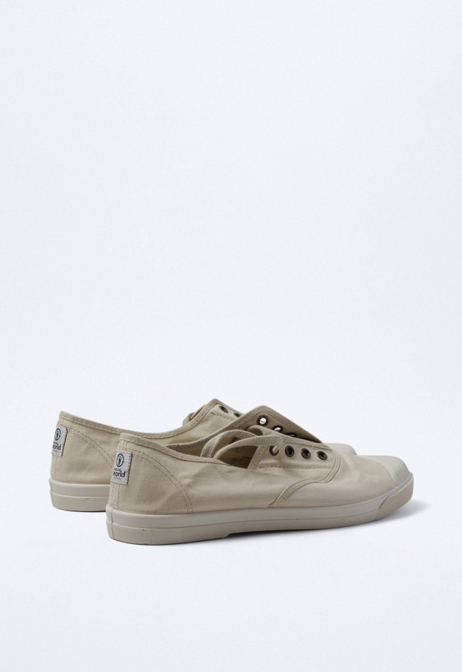 Zapatillas de hombre beige Natural World 3102