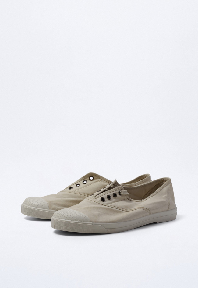 Zapatillas de hombre beige Natural World 3102