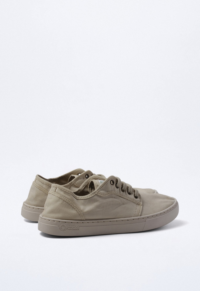 Zapatillas de hombre beige Natural World 6602
