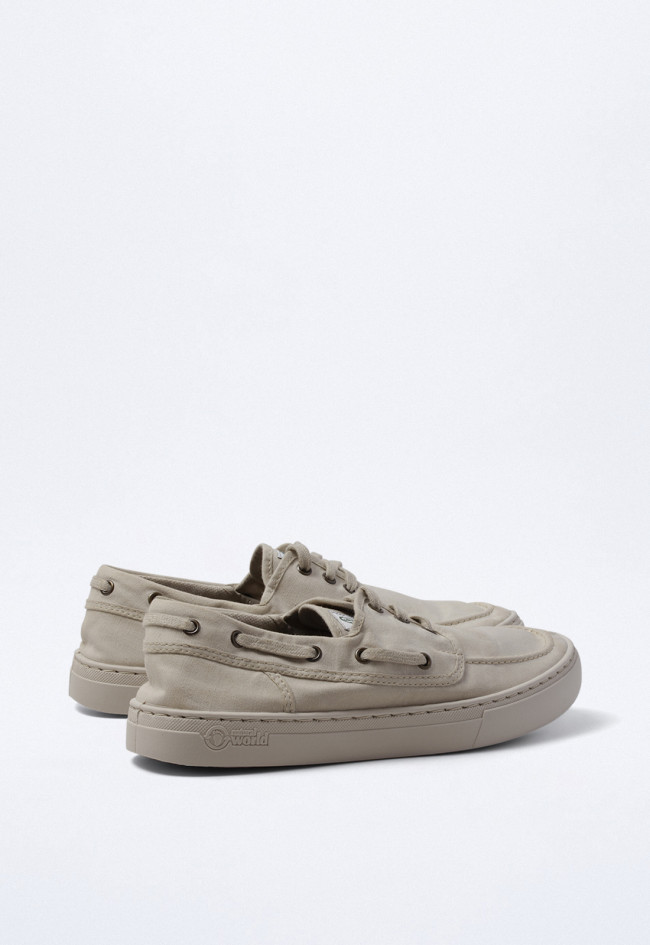 Zapatillas de hombre beige Natural World 6603