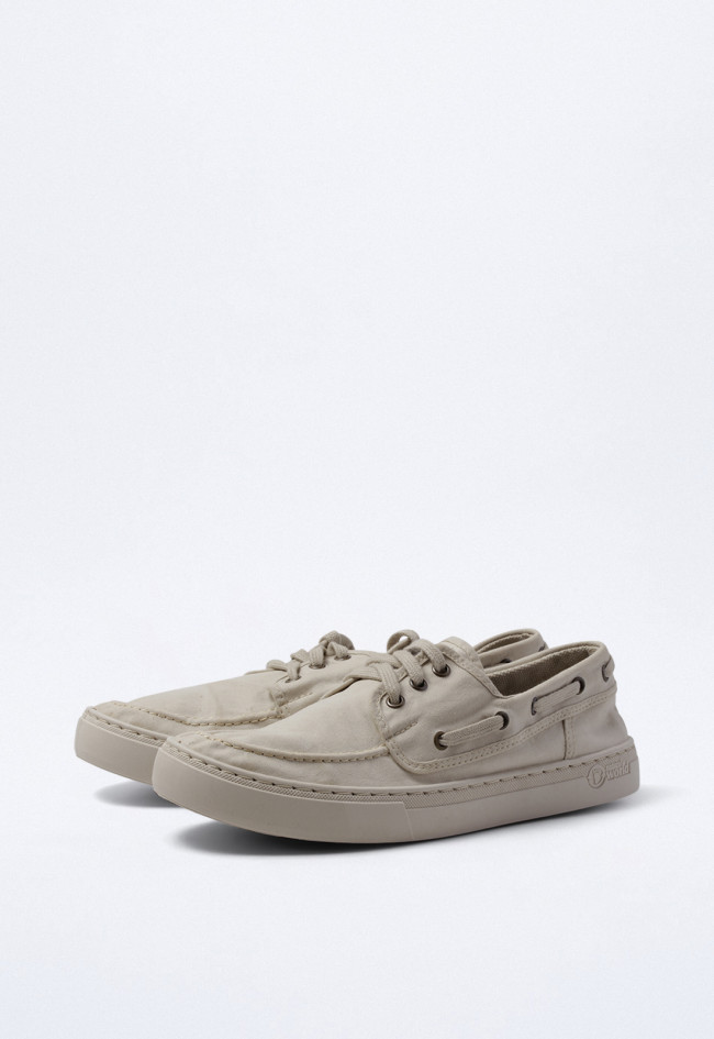 Zapatillas de hombre beige Natural World 6603
