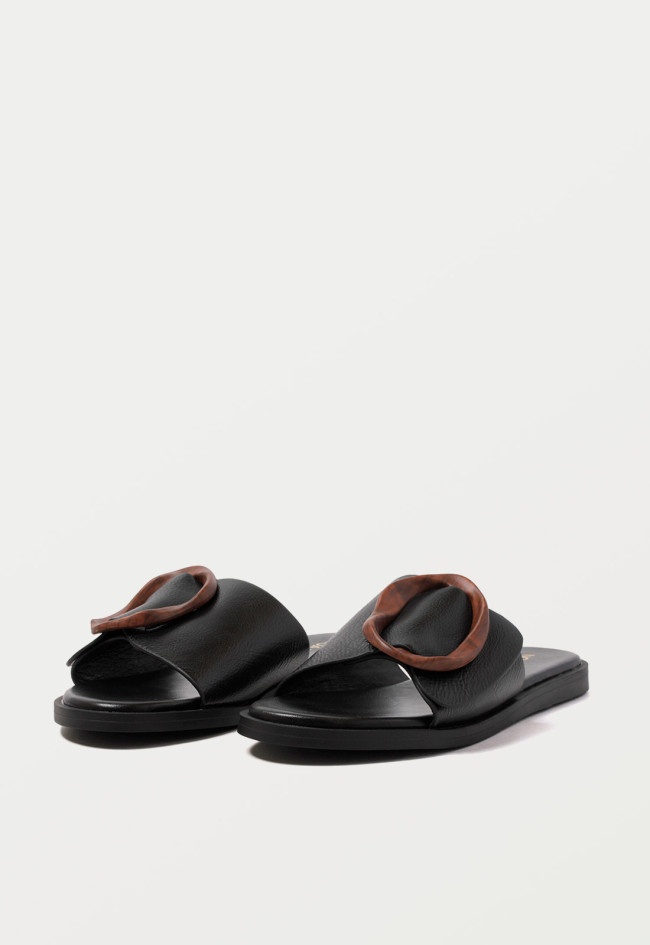 Sandalia de mujer negro Noa Harmon 9663-06