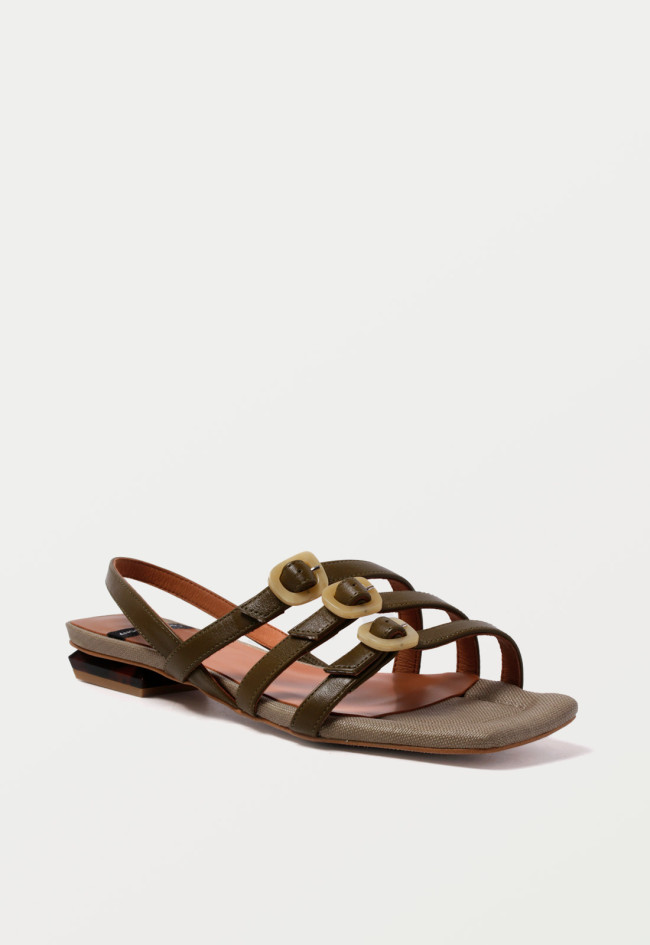 Sandalia de mujer kaki Alarcón 24038-979o