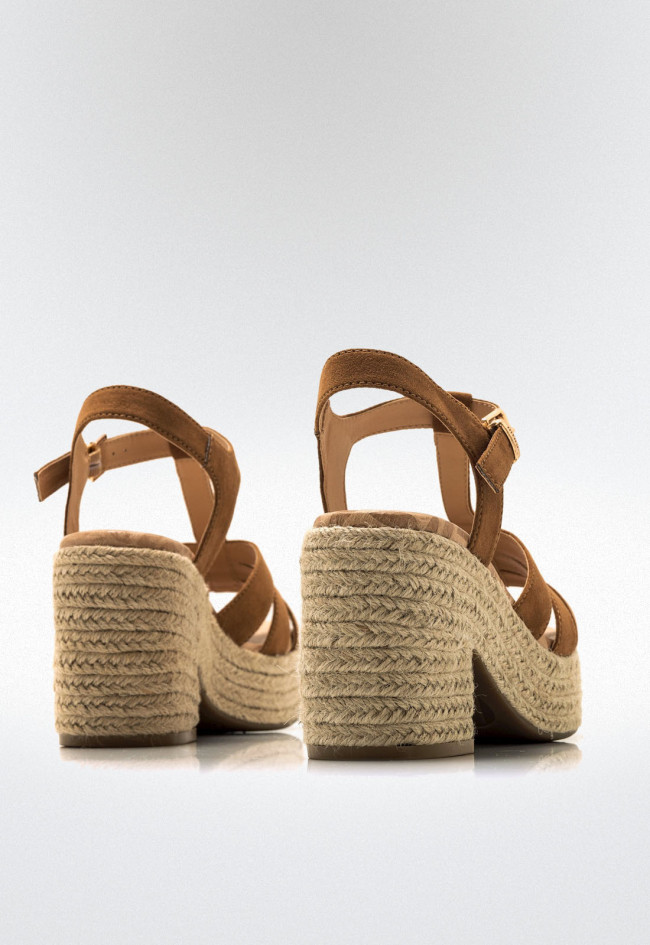 Sandalias esparto Mujer MUSTANG COURTNEY marron