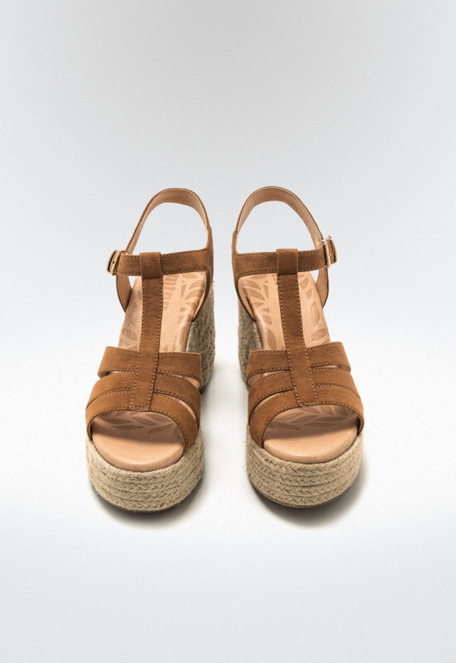 Sandalias esparto Mujer MUSTANG COURTNEY marron
