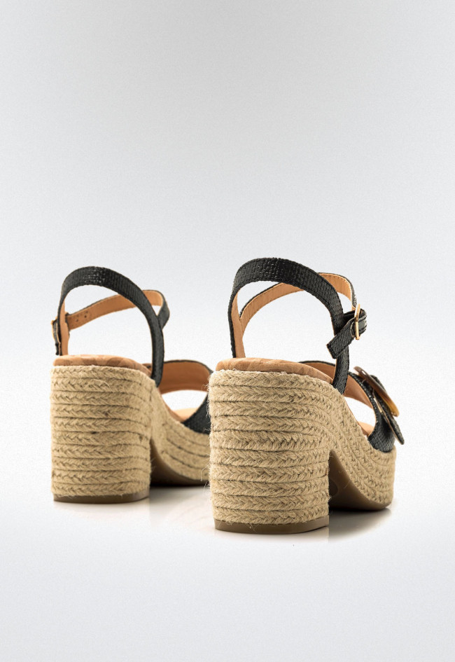 Sandalias esparto Mujer MUSTANG COURTNEY negro
