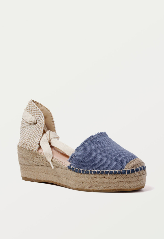 Alpargata de mujer azul Macarena java 34