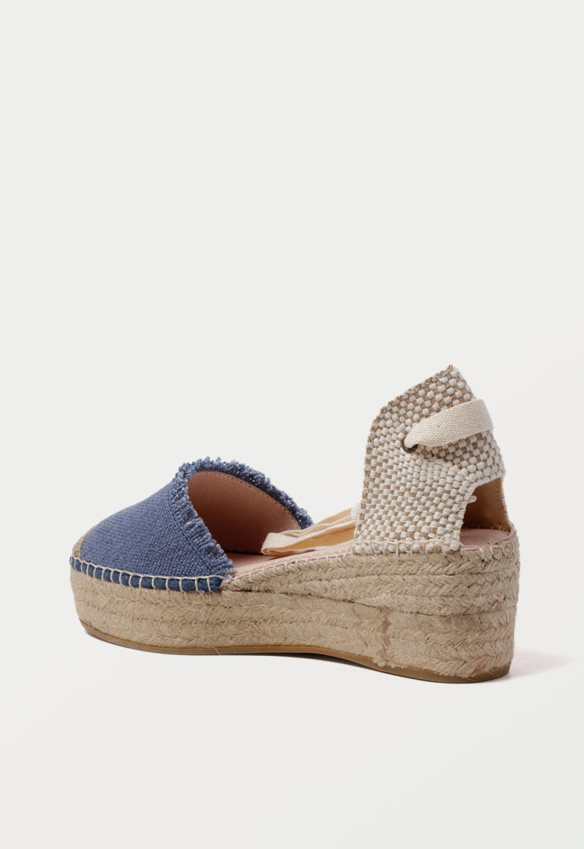 Alpargata de mujer azul Macarena java 34
