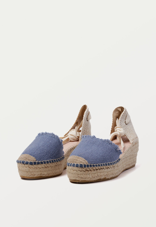 Alpargata de mujer azul Macarena java 34