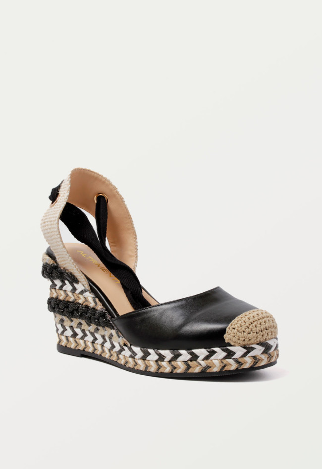 Alpargata de mujer negro Altrimenti 5560