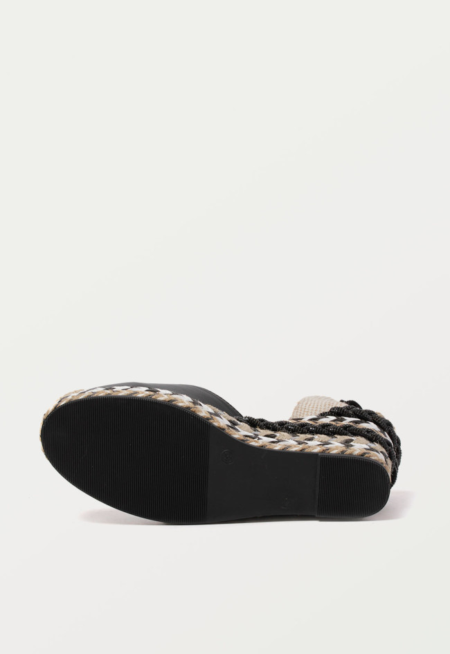 Alpargata de mujer negro Altrimenti 5560