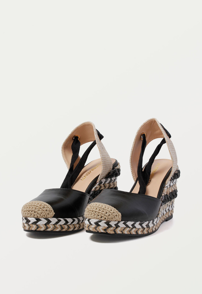 Alpargata de mujer negro Altrimenti 5560