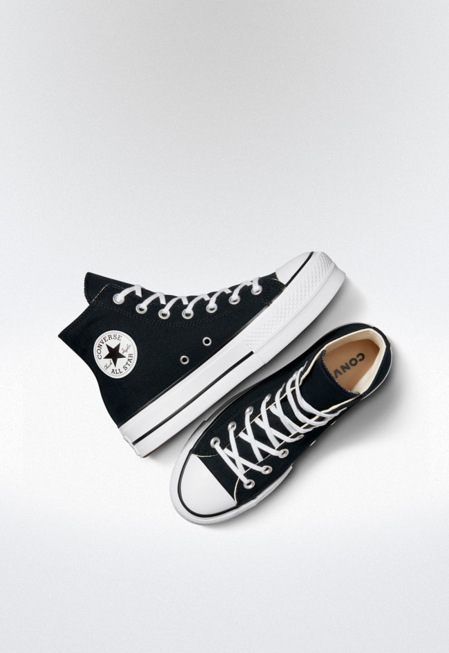 Deportivo de mujer negro Converse chuck taylor all star platform