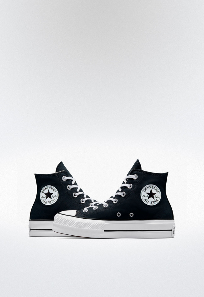 Deportivo de mujer negro Converse chuck taylor all star platform