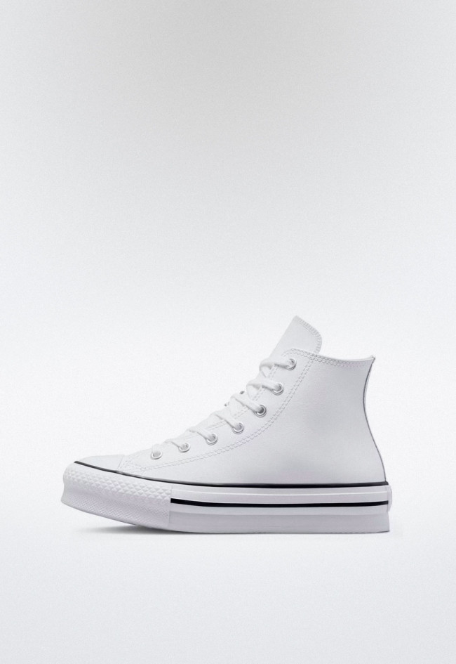 Deportivo de mujer blanco Converse chuck taylor all star eva lift platform leather