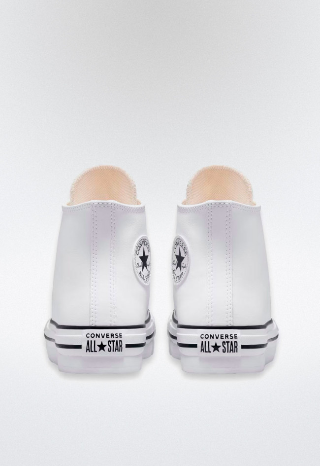 Deportivo de mujer blanco Converse chuck taylor all star eva lift platform leather