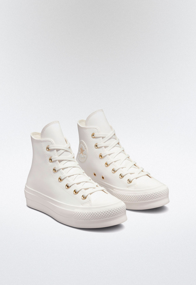 Deportivo de mujer blanco Converse chuck taylor all star lift platform mono white