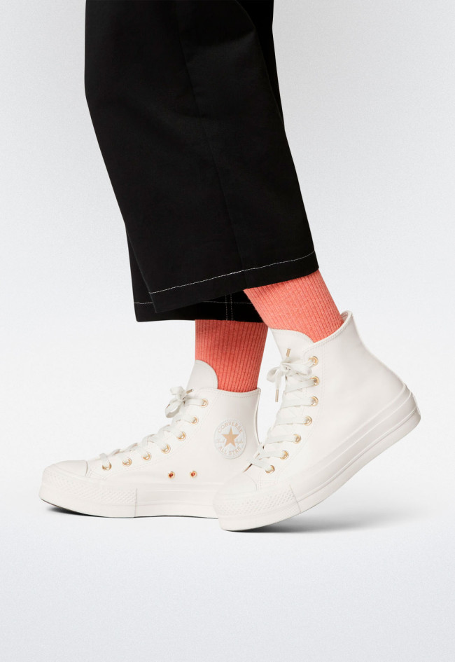 Deportivo de mujer blanco Converse chuck taylor all star lift platform mono white