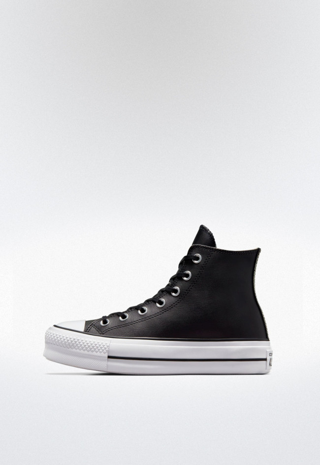 Deportivo de mujer negro Converse chuck taylor all star leather platform