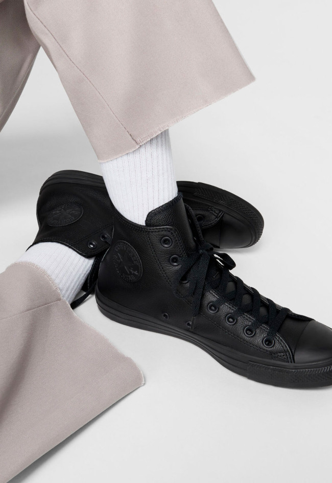 Deportivo de hombre negro Converse chuck taylor all star tonal leather