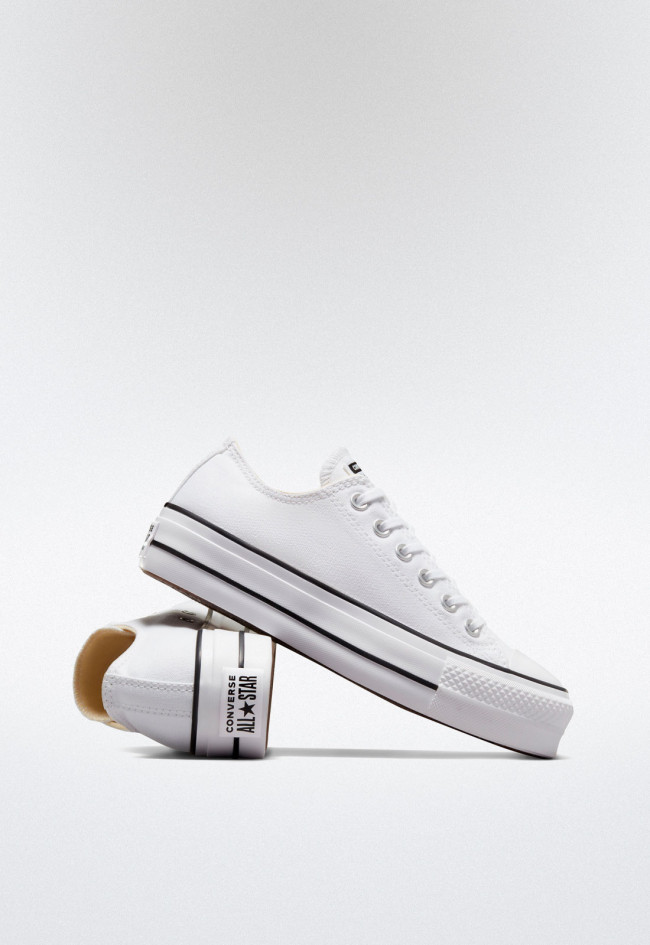 Deportivo de mujer blanco Converse chuck taylor all star platform Canvas