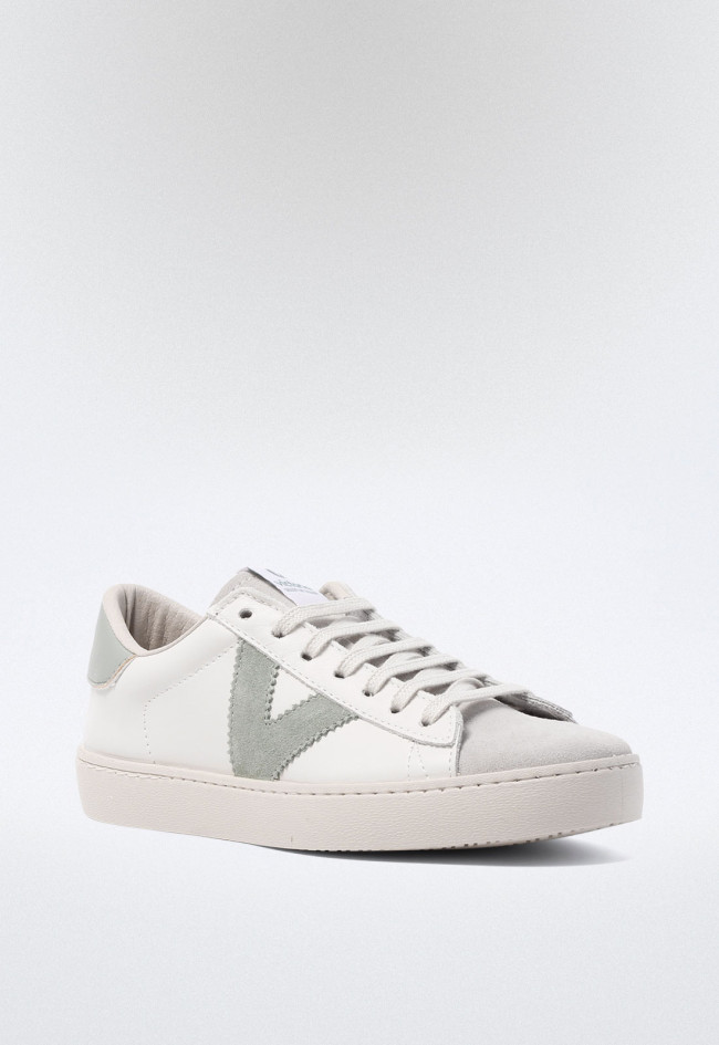 Zapatilla blanca unisex de piel sostenible – estilo atemporal y fabricación española | VICTORIA BERLÍN 1126142