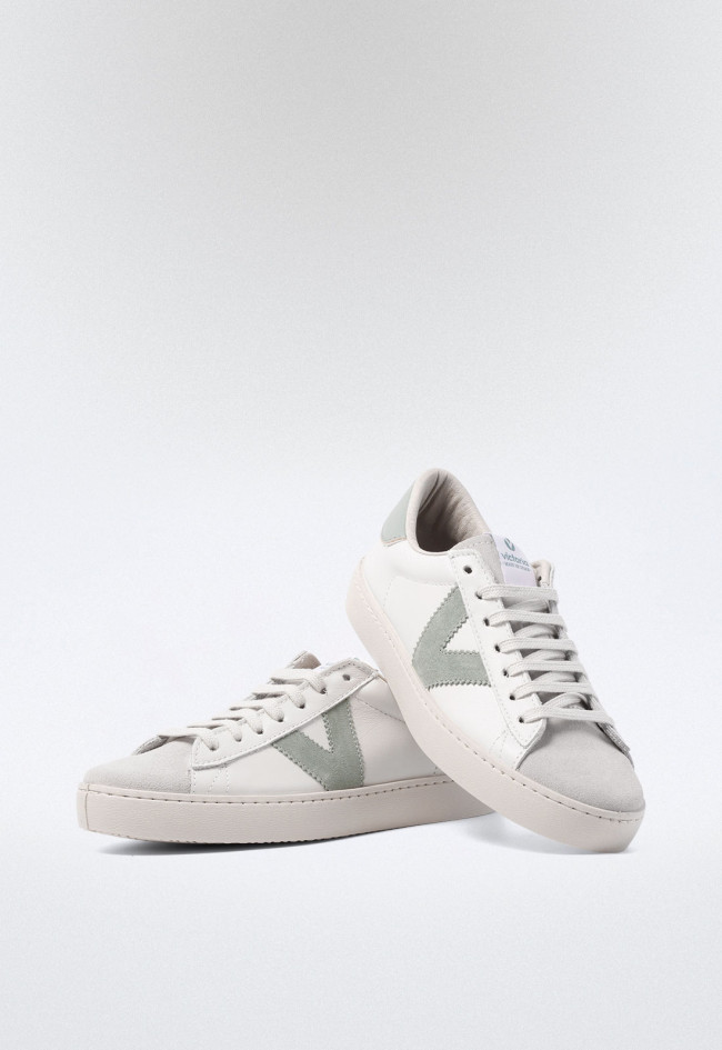 Zapatilla blanca unisex de piel sostenible – estilo atemporal y fabricación española | VICTORIA BERLÍN 1126142