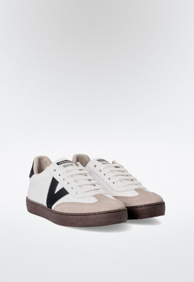 Sneakers en efecto piel con serraje y suela ecológica – diseño sostenible y fabricadas en España | VICTORIA Berlín ciclista