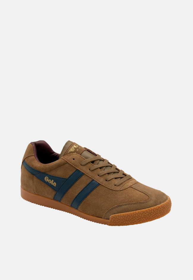 Deportivo de hombre cuero Gola harrier suede
