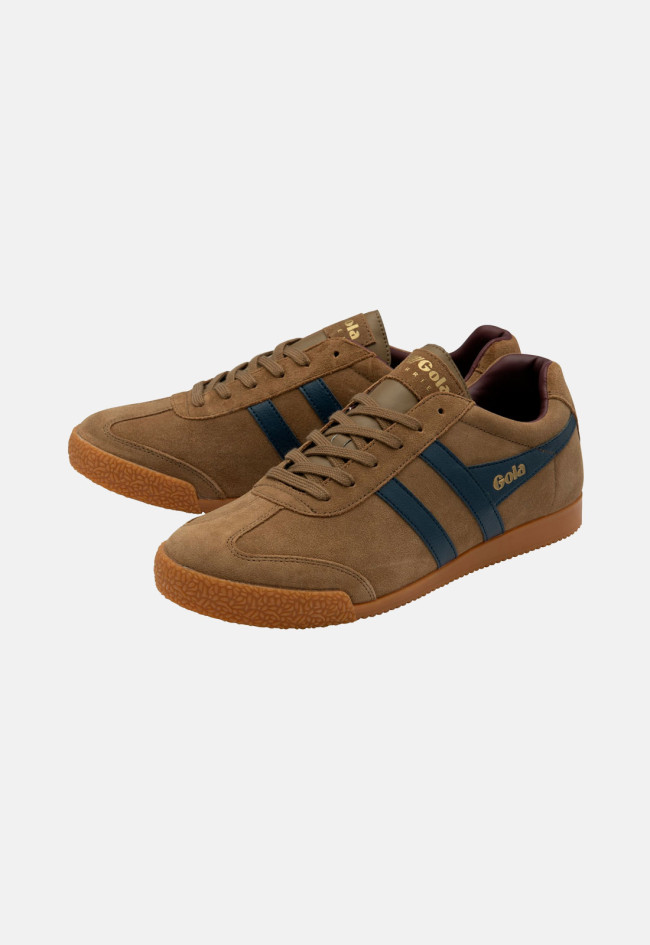 Deportivo de hombre cuero Gola harrier suede