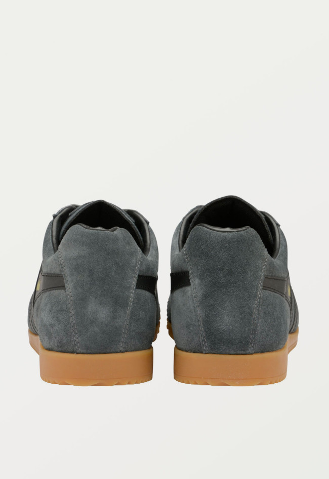 Deportivo de hombre gris Gola harrier suede