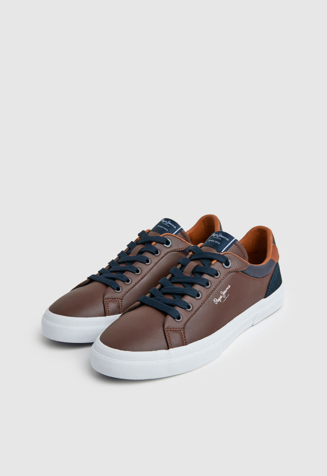 Deportivo de hombre marrón Pepe Jeans pms30839