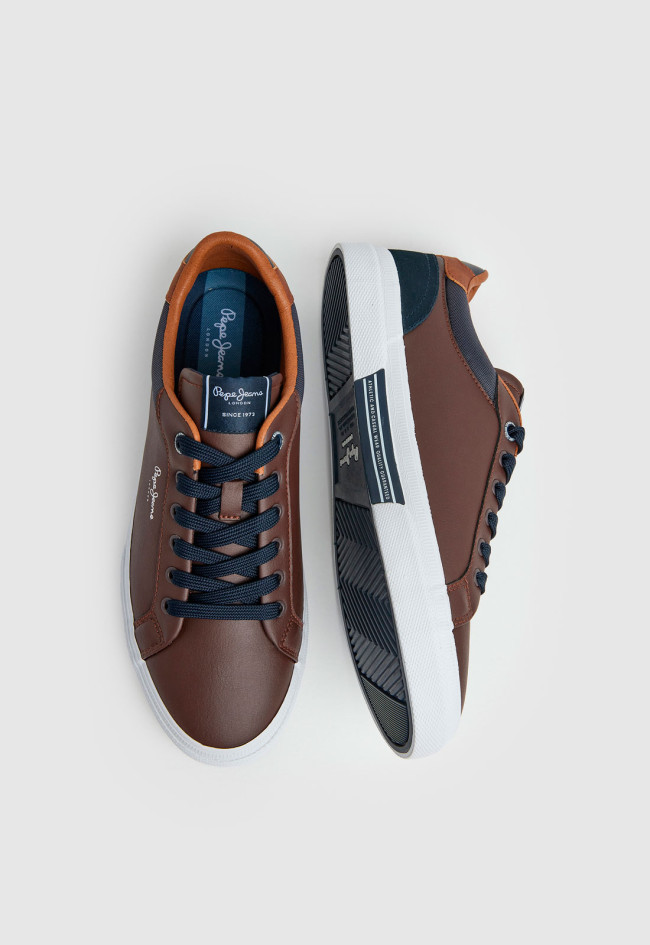 Deportivo de hombre marrón Pepe Jeans pms30839
