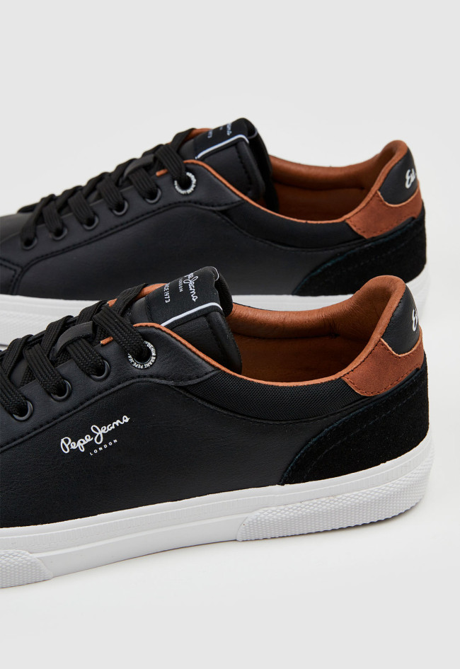 Deportivo de hombre negro Pepe Jeans pms30839