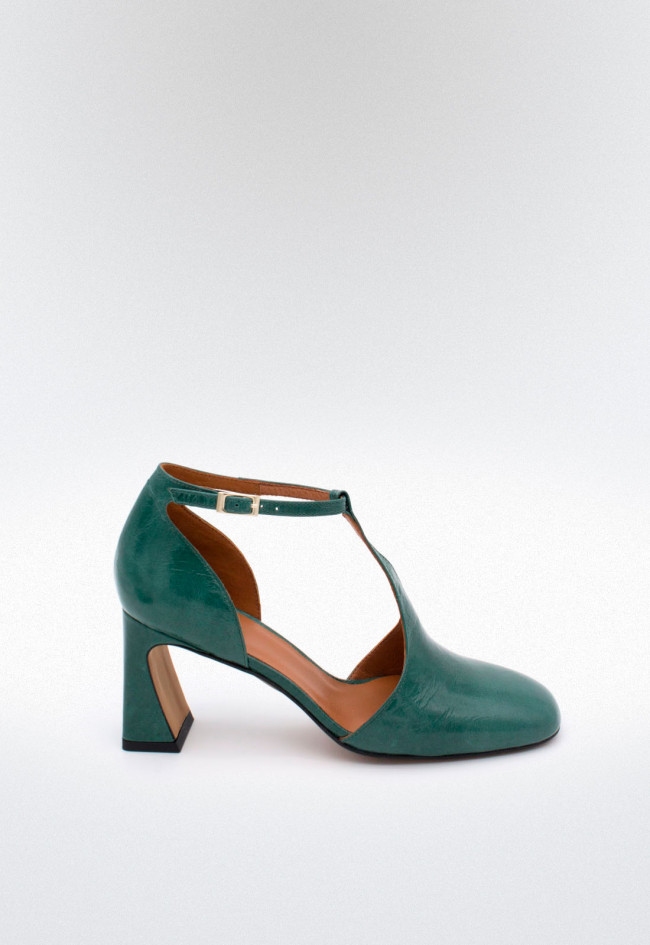 Zapato de mujer verde Alarcón 23594-303a