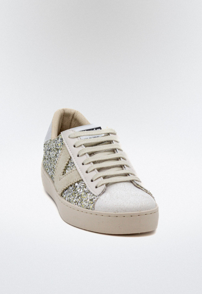 Deportivo de mujer plata Victoria berlin glitter