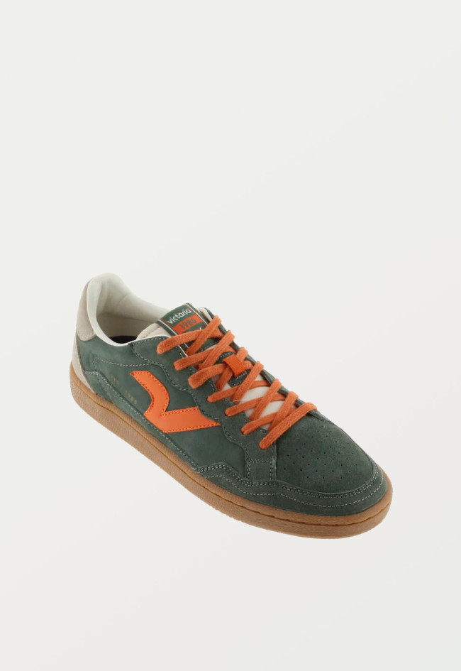 Deportivo de hombre verde Victoria SMASH SOFT SUEDE 8806102