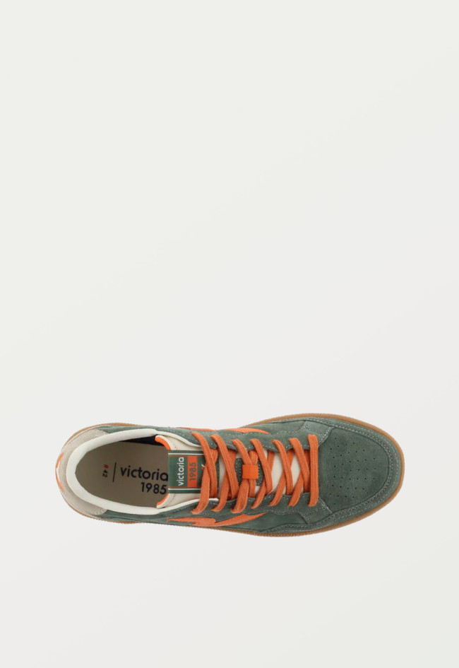 Deportivo de hombre verde Victoria SMASH SOFT SUEDE 8806102