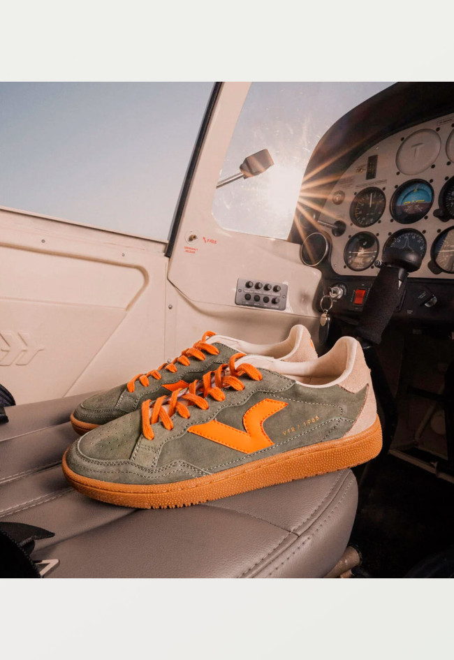 Deportivo de hombre verde Victoria SMASH SOFT SUEDE 8806102