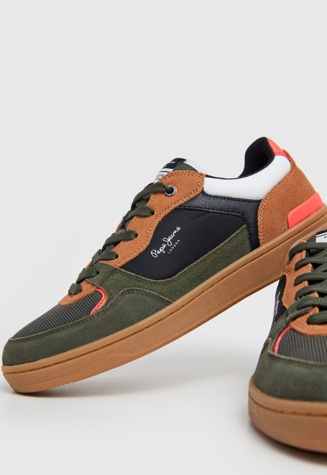 Deportivo de hombre kaki Pepe Jeans pms00027