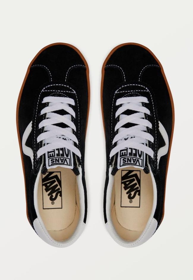 Deportivo de hombre negro VANS sport low black/gum