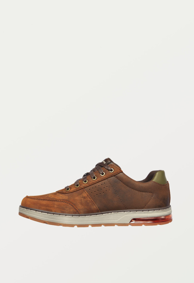 Zapato de hombre cuero Skechers 210142