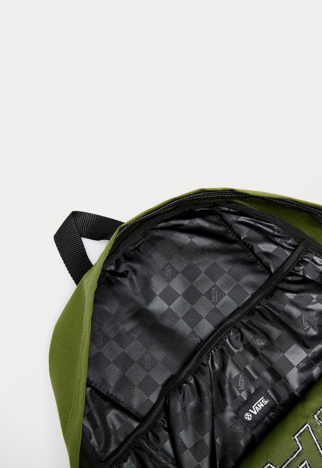 Mochila verde VANS old skool drop v backpack pesto