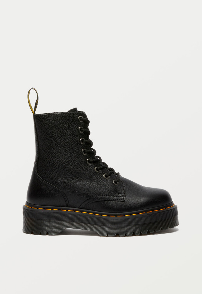 Botín militar de mujer negro Dr Martens jadon iii